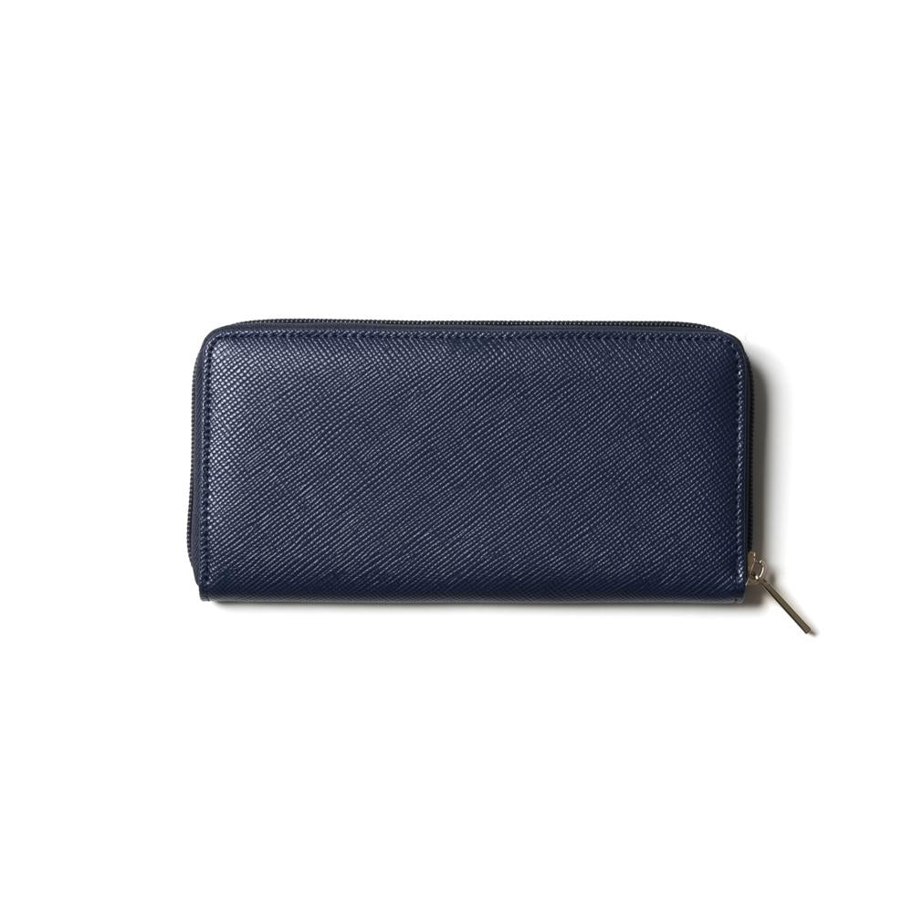 Clio blue(クリオブルー) フェイクレザーラウンドファスナー財布 S