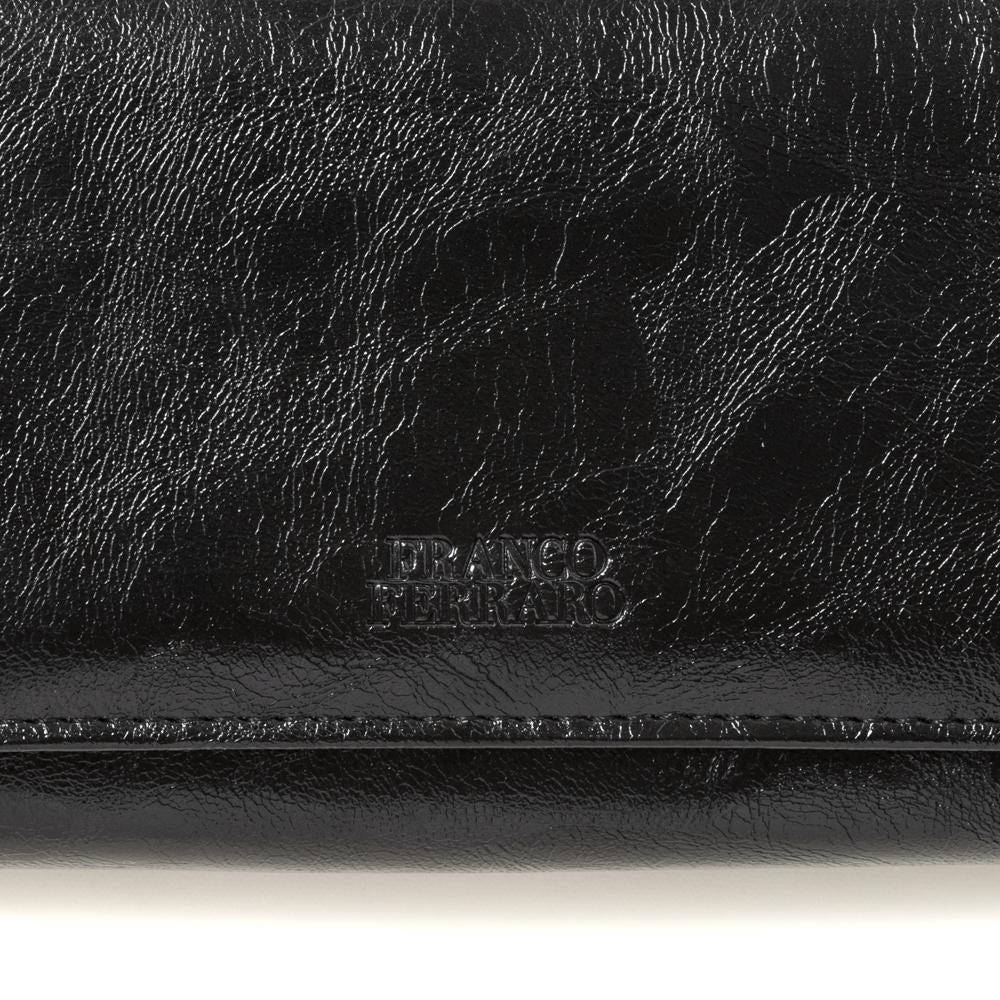 新品タグ付き　訳あり　FRANCO FERRARO フランコフェラーロ　コート FRANCO FERRARO(フランコフェラーロ) フェイクレザー長財布 S
