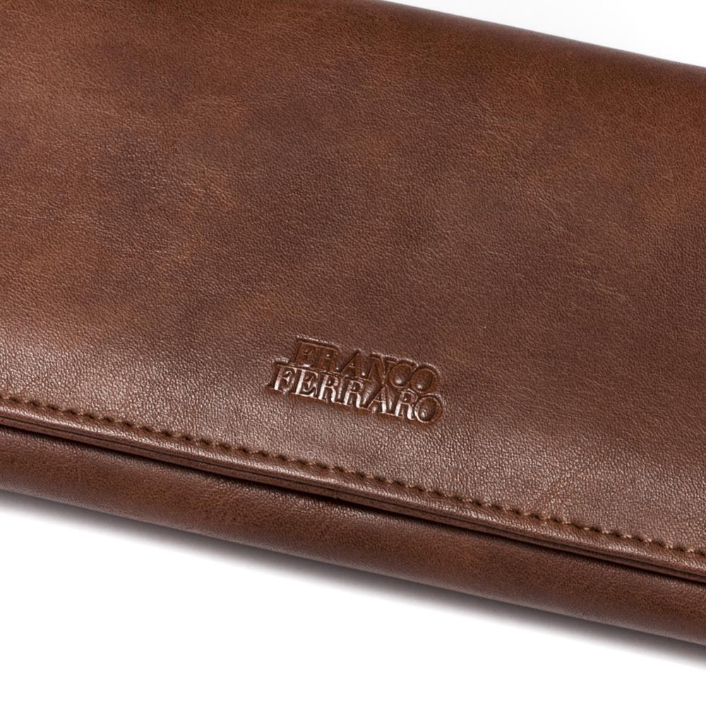 FRANCO FERRARO(フランコフェラーロ) フェイクレザー長財布 S